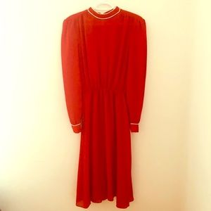 NWOT Vintage red dress